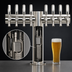 Thumbnail image #3 for Metropolis T-Style 8-Faucet Countertop Glycol-Cooled Draft Beer Tower, Polished Stainless Steel