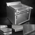 Thumbnail image #3 for Titan JTRH-24IP 24-Inch Gas Heavy Duty Plancha Top Range with Cabinet Base