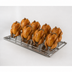 Thumbnail image #4 for Alto-Shaam 6-Piece Stainless Steel Self-Trussing Chicken Rack with Drip Guard for Combitherm 10-20 Ovens
