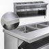 Thumbnail image #3 for Thurmaduke G-2-DLSS 2-Pan Gas Dry Heat Steam Table with Undershelf