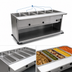 Thumbnail image #3 for Spec-Master Portable 5-Well Electric Hot Food Table with Cutting Board
