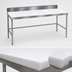 Thumbnail image #3 for Advance Tabco Poly-Vance 108-Inch Poly Top Work Table with Stainless Steel Backsplash