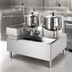 Thumbnail image #3 for Cleveland Range Direct Steam Kettle/Cabinet Assembly with One 6-Gallon and One 20-Gallon Kettle, 63-Inch Cabinet Base
