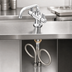 Thumbnail image #3 for equip 5F-2SLX06 Deck-Mount Single-Hole Mixing Faucet — 6 1/8 Inch Swing Nozzle, Polished Chrome-Plated Brass