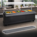 Thumbnail image #3 for Cambro Versa Food Bar 6-Foot Tray Rail Accessory, Granite Gray