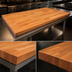 Thumbnail image #3 for John Boos Boos Block American Cherry Kitchen Countertop, 72 x 32 x 1-1/2 Inch, Edge Grain, Oil Finish