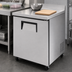 Thumbnail image #3 for True One-Section 1-Door Worktop Freezer, -10°F, Rear-Mounted Self-Contained Refrigeration, Stainless Steel Top with Rear Splash