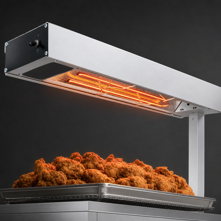 Product image #3 for Hatco Glo-Ray 24-Inch Unlighted Fry Station Warmer with Metal Sheathed Elements