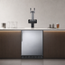 Thumbnail image #3 for Summit Commercial 24-Inch Built-In Floating Tap Dual Tap Beer Kegerator, ADA-Compliant, Black Cabinet, Stainless Steel Door, 5.8 Cu. Ft.