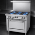 Thumbnail image #3 for Garland Signature G Starfire Pro Series 36-Inch Gas Restaurant Range with 6 Open Burners and Standard Oven