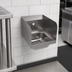 Thumbnail image #3 for BK Resources Space Saver Wall-Mounted Hand Sink with Dual Side Splashes, 9