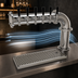 Thumbnail image #4 for Pipe Cantilever Countertop Air-Cooled Draft Dispensing Tower with 6 Stainless Steel Faucets