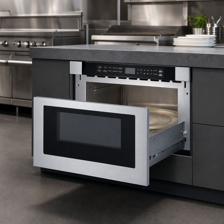 Product image #4 for Summit Commercial 24-Inch Built-In Drawer Microwave Oven, 1.2 Cu. Ft., 115V