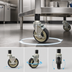 Thumbnail image #4 for Sapphire Manufacturing Universal Swivel Stem Caster Set for Work Tables & Equipment Stands, 5-Inch Polyurethane Wheels