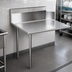 Thumbnail image #3 for Serv-Ware 72-Inch Left Clean Dish Table, 16-Gauge 304 Stainless Steel
