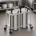 Thumbnail image #3 for Atlas Metal MOPD4-9-1/8 Unheated Mobile Open Frame Plate Dispenser, 4-Stack, 9-1/8
