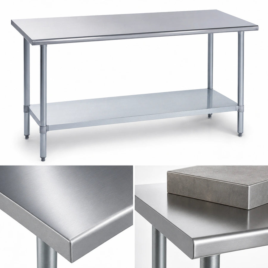 14-Gauge Stainless Steel Top
