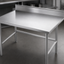 Thumbnail image #3 for Advance Tabco 120-Inch x 24-Inch 14-Gauge 304 Stainless Steel Work Table with 5-Inch Backsplash