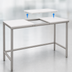Thumbnail image #3 for Eagle Group 60 Inch x 30 Inch Poly Top Cutting Table with Stainless Steel Tubular Base