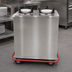 Thumbnail image #3 for Carter-Hoffmann EPD2S9 Enclosed Unheated 2-Silo Plate Dispenser Cart for 9-Inch Plates