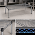 Thumbnail image #3 for Eagle Group Chrome Wire Platform Dunnage Rack with QuadTruss Design, 24 x 21 Inches