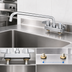 Thumbnail image #3 for equip 4-Inch Centers Deck-Mount Workboard Faucet with 10-Inch Swing Nozzle