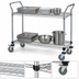 Thumbnail image #3 for 42 x 18-Inch 2-Shelf Stainless Steel Wire Utility Cart