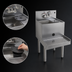 Thumbnail image #3 for Glastender Stainless Steel Freestanding Blender Station with Rinser Faucet and Sink, 18 Inch W x 24 Inch D