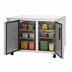 Thumbnail image #3 for Everest Refrigeration ETR2-24 Two-Section Undercounter/Worktop Refrigerator with Stainless Steel Worktop, 47-1/2-Inch Wide, 9 Cu. Ft.