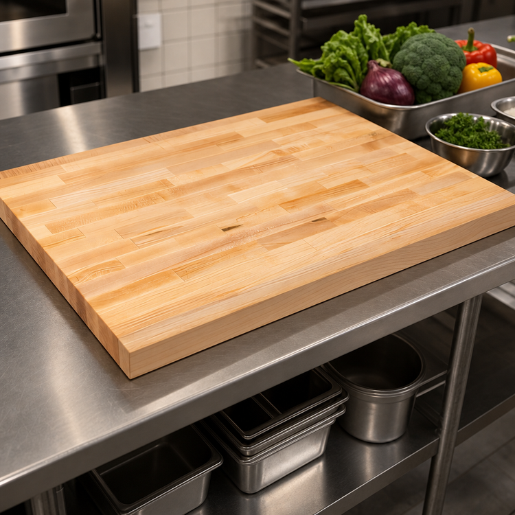 Product image #3 for John Boos Northern Hard Rock Maple Wood Work Table Top, 72 x 24 x 2-1/4 Inch, Edge Grain, Penetrating Oil Finish