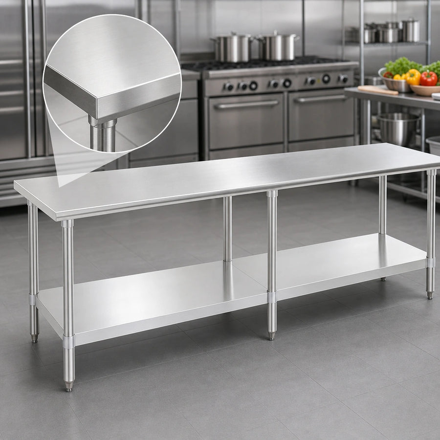 16-Gauge Stainless Steel Top