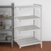 Thumbnail image #4 for Cambro Camshelving Premium 24-Inch W x 24-Inch D x 72-Inch H 4-Shelf Vented Polymer Shelving Add-On Unit
