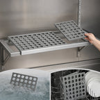Thumbnail image #3 for Fermod Fermostock 64356-R1 64-Inch x 14-Inch Vented Modular Shelf with Removable Polymer Inserts, 800-lb. Capacity