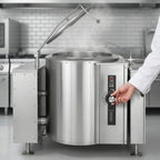Thumbnail image #2 for Crown GLT-30 30 Gallon Gas Tilting Steam Kettle with 2/3 Jacket