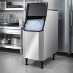 Thumbnail image #4 for Eurodib USA Resolute Ice Systems IB305 305 lb Modular Ice Bin with Adjustable Legs, Stainless Steel and ABS Plastic