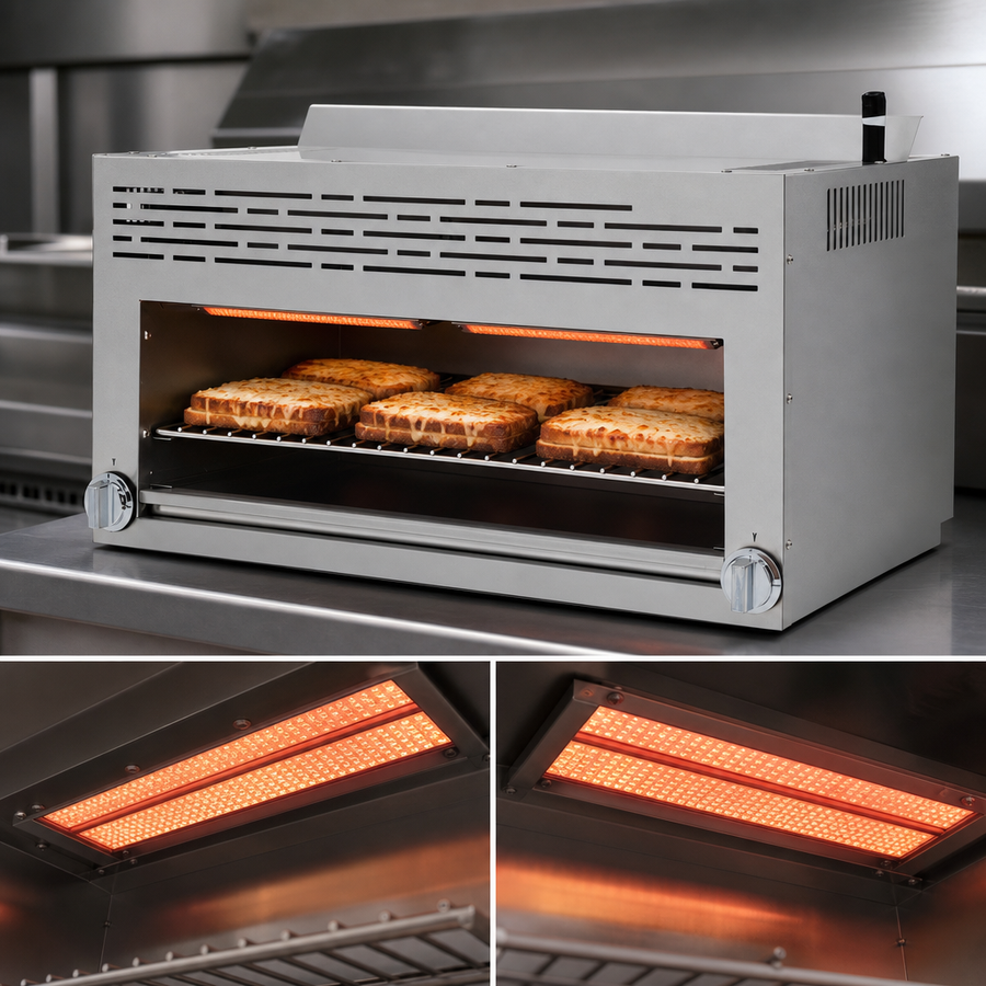 Dual Ceramic Infrared Burners