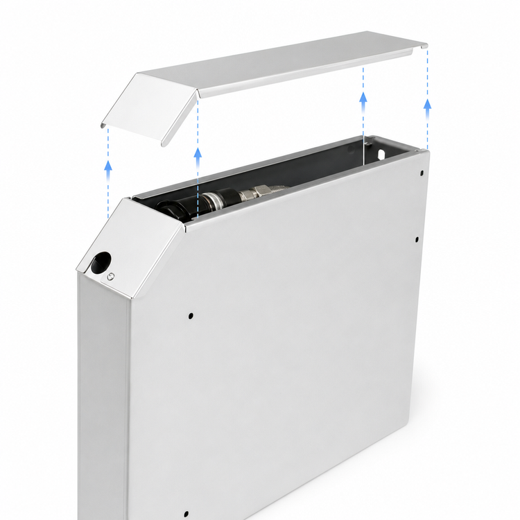 Product image #3 for John Boos Underbar Soda Gun Chase Filler with Removable Top Cover