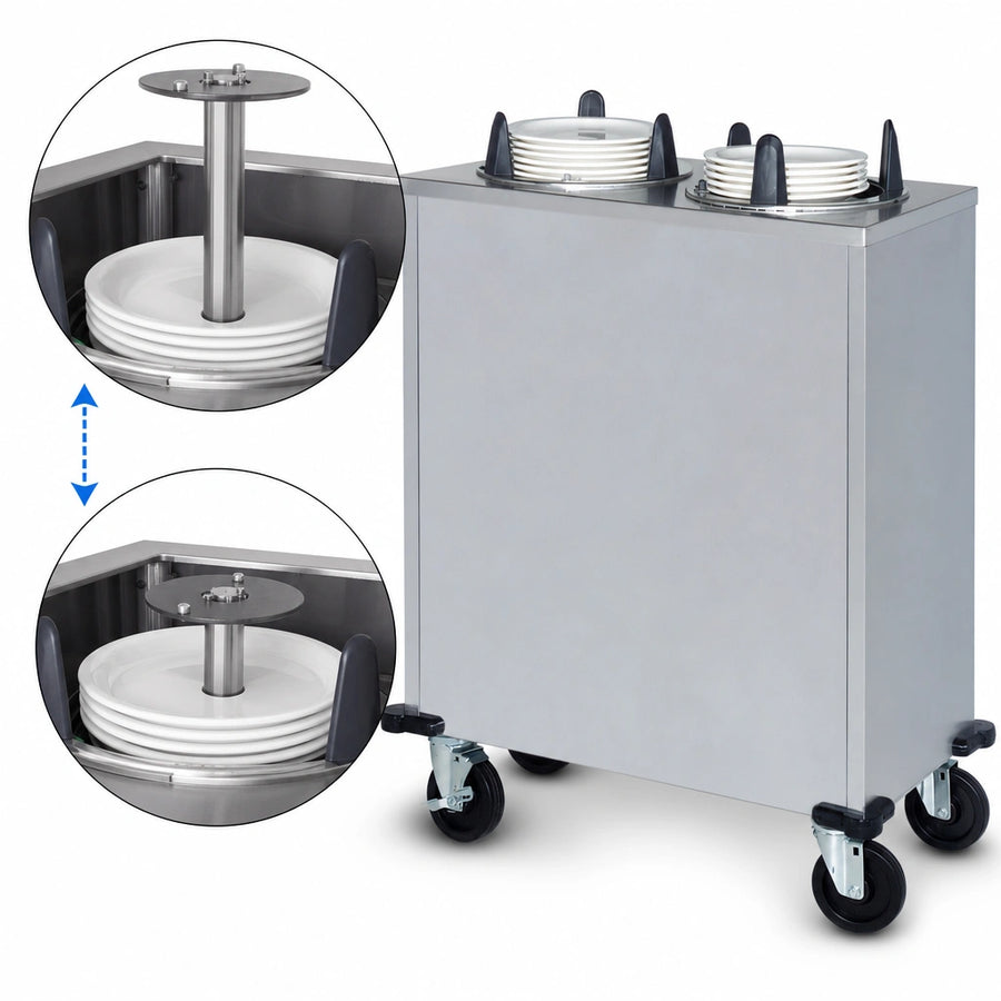 Two Self-Leveling Dispensing Tubes