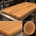Thumbnail image #3 for John Boos Appalachian Red Oak Blended Edge Grain Island Countertop, 108 x 42 x 1-1/2 Inch, Varnique Finish