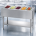 Thumbnail image #3 for Eagle Group CP-5 Stationary Ice-Cooled 5-Pan Open Base Cold Pan Serving Counter