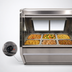 Thumbnail image #3 for Howard-McCray 40E Series CHS40E-8 Full-Service Hot Food Case, 6 Wells, 100.5-Inch, White Exterior