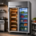 Thumbnail image #4 for Victory UltraSpec Extra Wide Dual Temp Reach-In Warmer/Refrigerator, Two-Section, Self-Contained, Stainless Steel