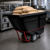 Thumbnail image #3 for Rubbermaid Commercial Heavy-Duty Rotational Molded Tilt Truck, 1 Cubic Yard, 2100 lb Capacity, Black