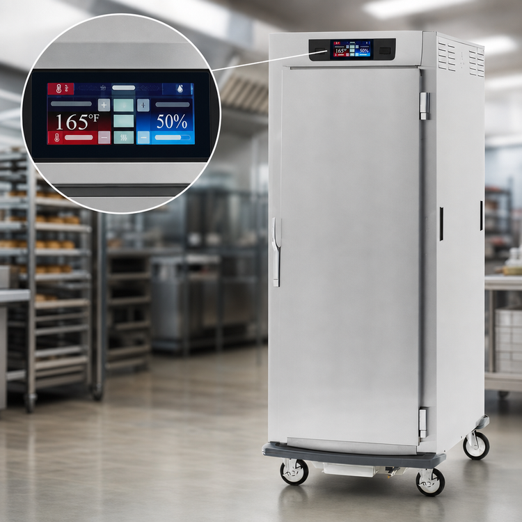 Product image #3 for Metro C5 9 Series Mobile Full Height Controlled Humidity Heated Holding and Proofing Cabinet with Universal Wire Slides and Insulated Solid Door