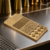 Thumbnail image #3 for Krowne Brass Ice Design Plate, 8 Inch W x 4 Inch D, 10 mm Thick