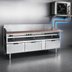 Thumbnail image #3 for La Rosa 4-Drawer Refrigerated Equipment Stand, Remote Refrigeration, 102-Inch x 26-Inch