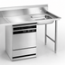 Thumbnail image #3 for Advance Tabco Special Value Series Undercounter Stainless Steel Dish Table with Right Sink Bowl, 72 Inch