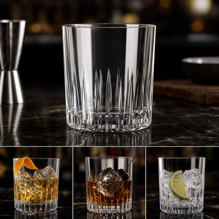 Product image #3 for Lucaris Pavilion Gleam Double Rocks Glass, 11-7/8 oz. (350 mL)