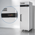 Thumbnail image #3 for Turbo Air M3 Series 1-Section Reach-In Heated Holding Cabinet with Solid Hinged Door and Tray Slides