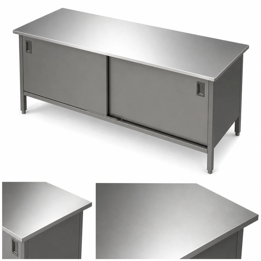 Flat Stainless Steel Top